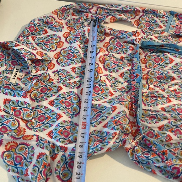 NWT Boden Paisley Long Sleeve Midi Dress 100% Cotton Size 10 Petite - Picture 10 of 14